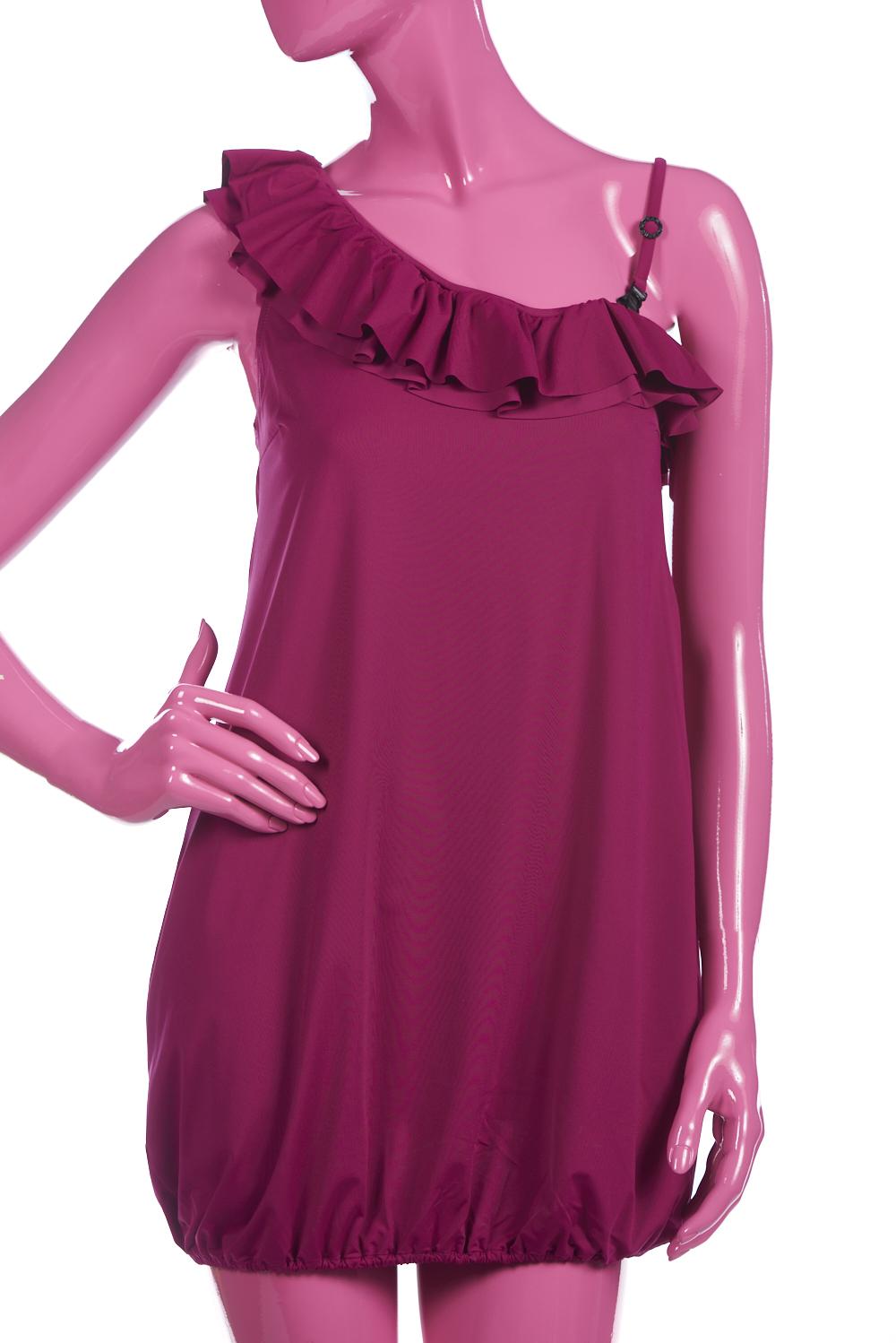 Save The Queen Vestito copricostume monospalla con rouches