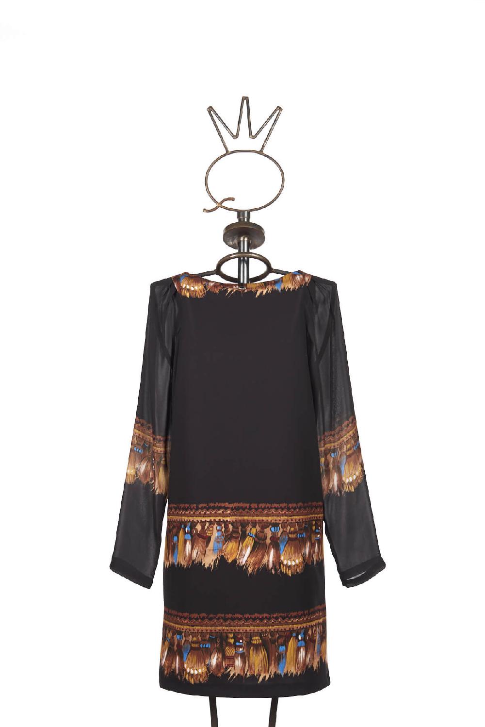 Save The Queen Vestito Corto Con Stampa Dedicata Al Circo