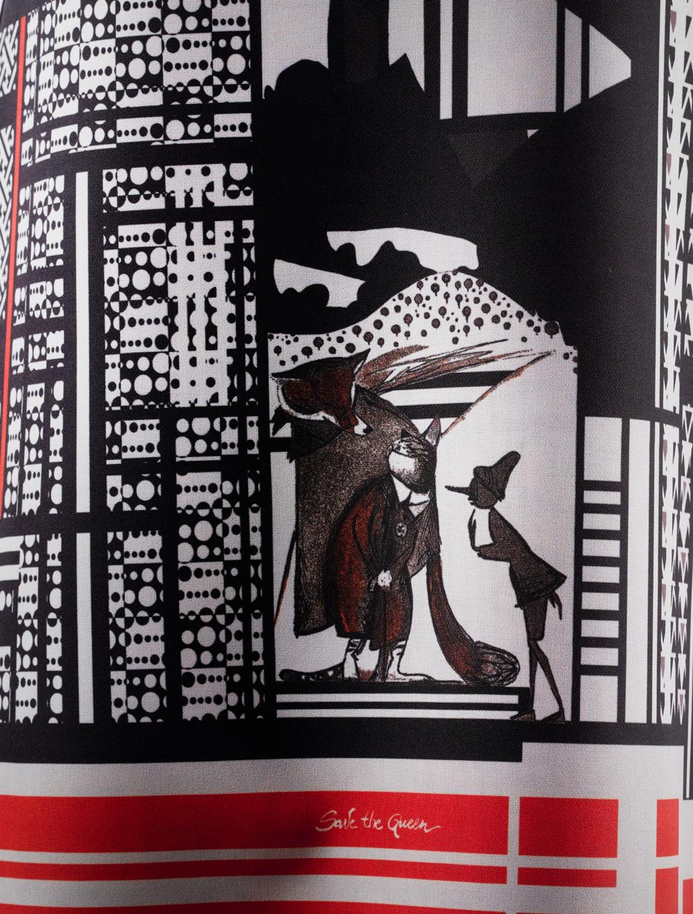 Save The Queen Vestito Corto In Tessuto Elasticizzato