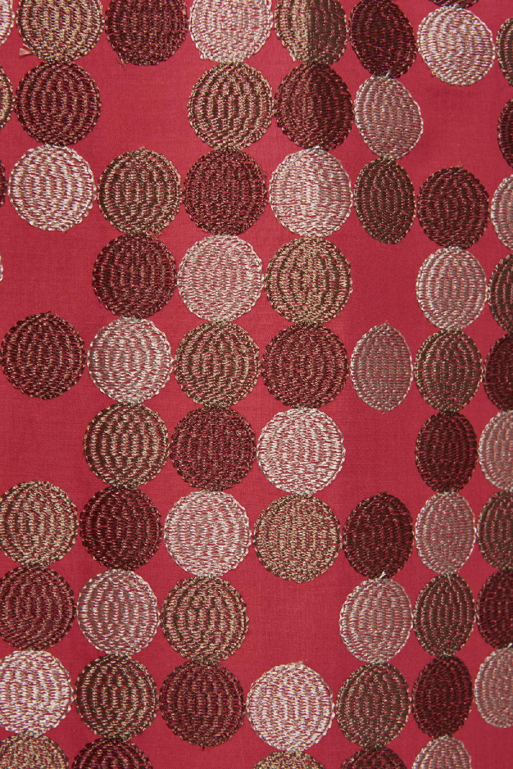 Save The Queen Vestito Lungo In Tessuto Operato A Pois