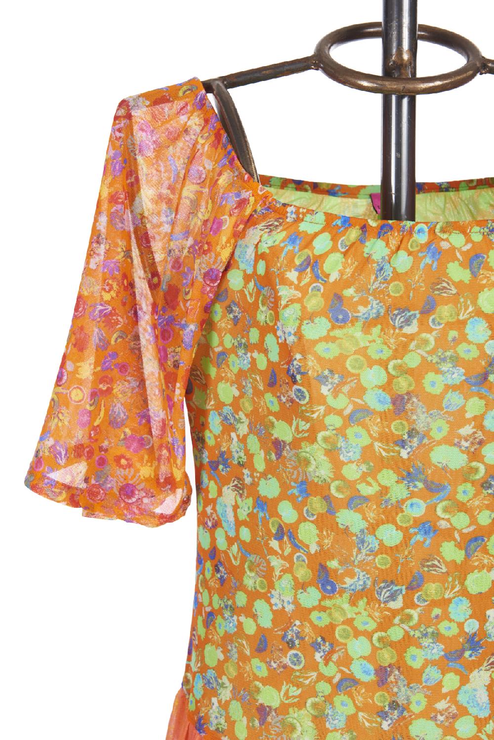 Save The Queen Vestito Lungo In Tulle Con Varie Fantasie