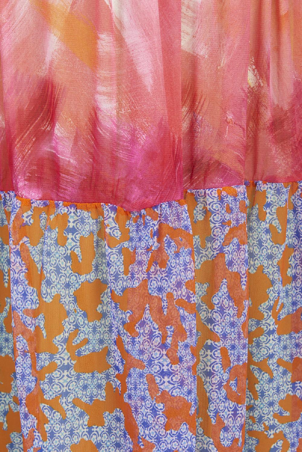 Save The Queen Vestito Lungo In Tulle Con Varie Fantasie