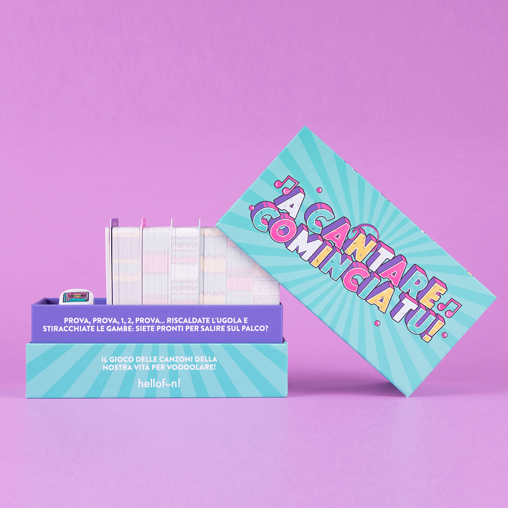 Sbam Design A Cantare Comincia Tu – Gioco Di Carte 14+