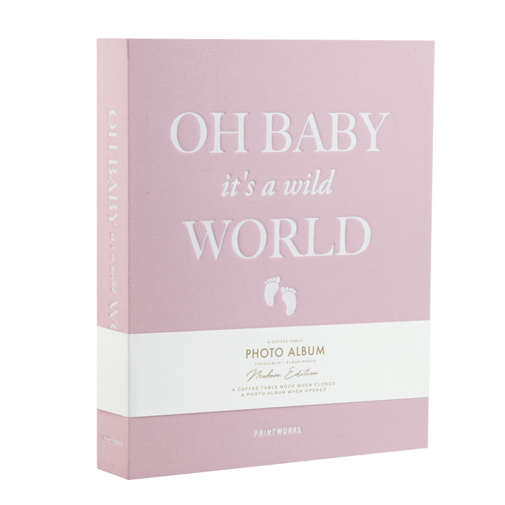 Sbam Design Album per fotografie “Oh baby it’s a wild world”