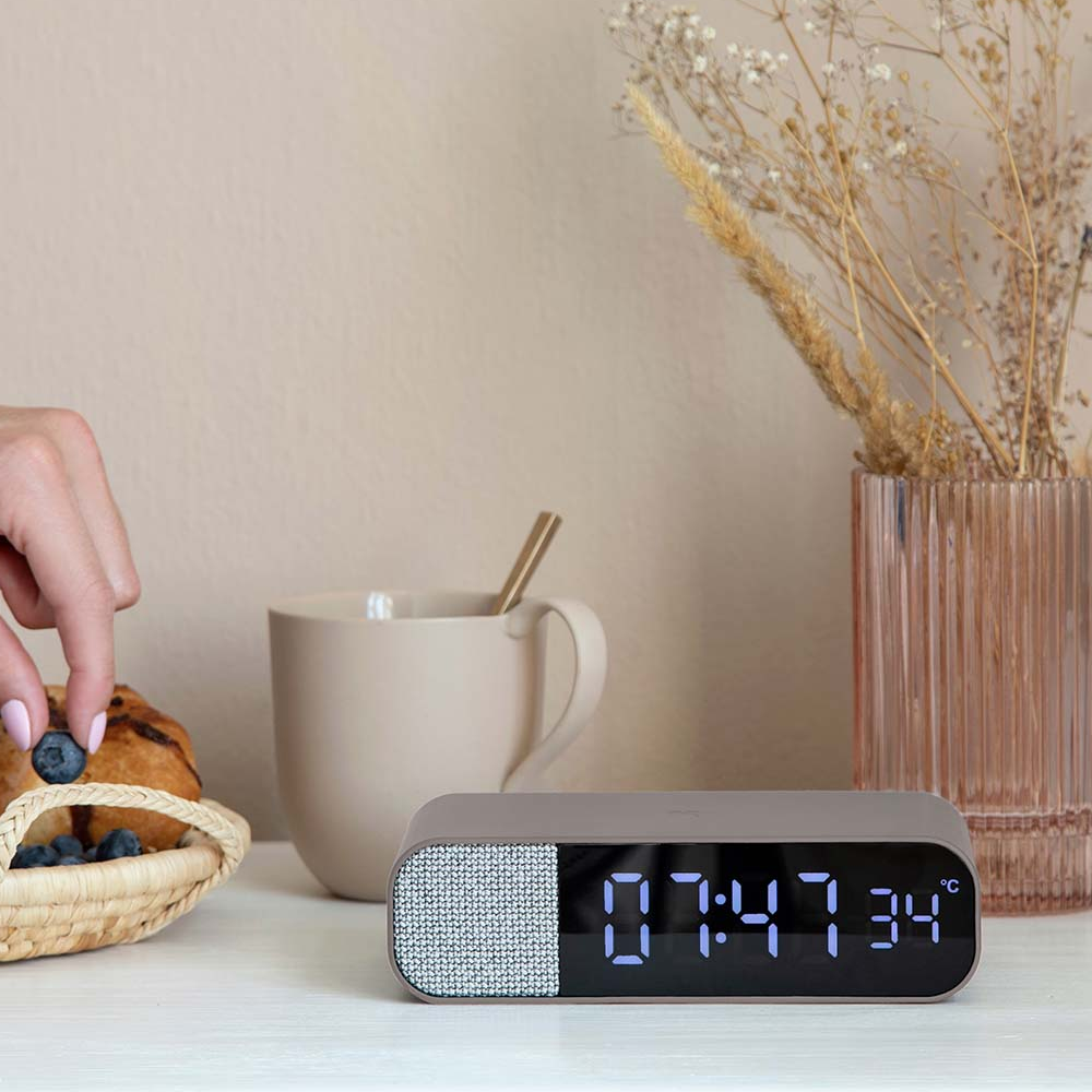 Sbam Design AWake – Sveglia Con BT Speaker E Caricabatteria