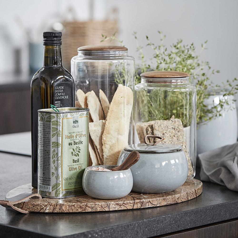 Sbam Design Barattolo In Vetro Con Tappo In Legno Di Acacia