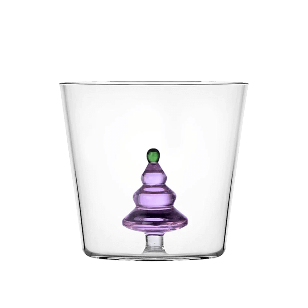 Sbam Design Bicchiere Di Vetro – Alberi Di Natale Colorati