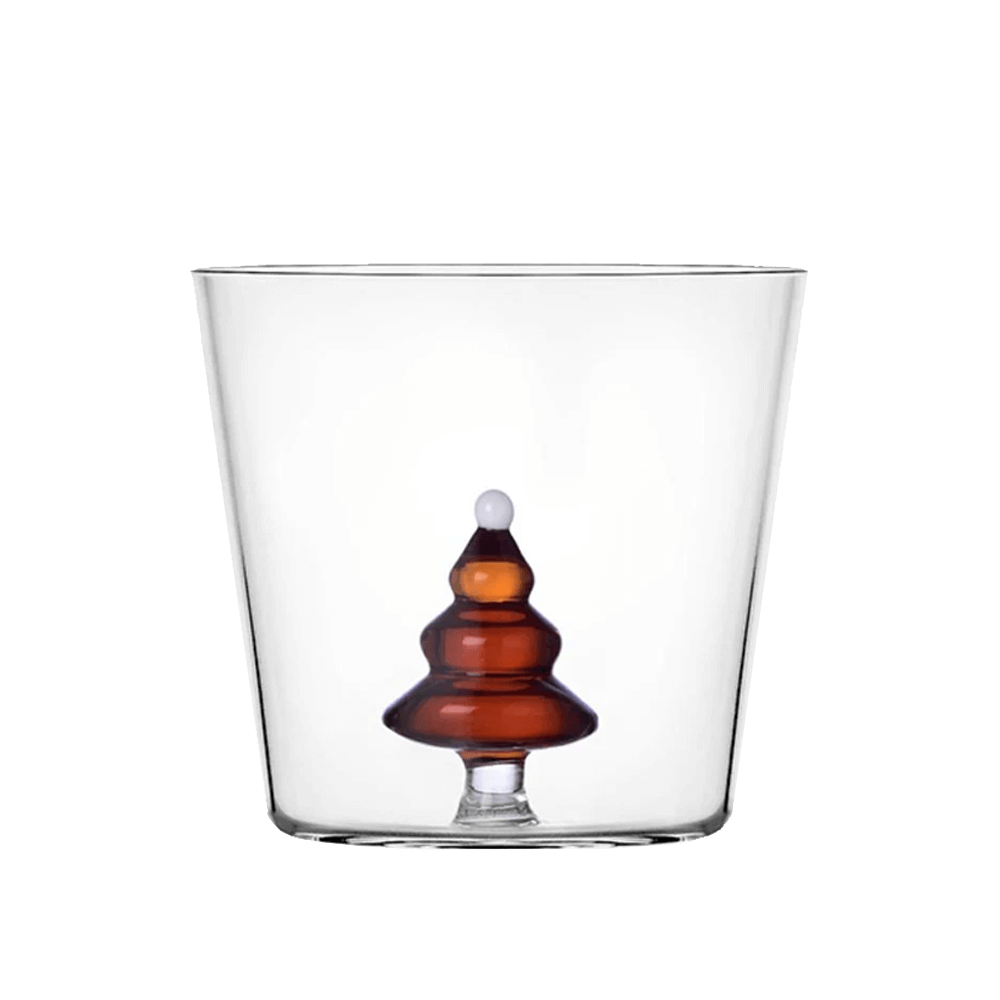 Sbam Design Bicchiere Di Vetro – Alberi Di Natale Colorati