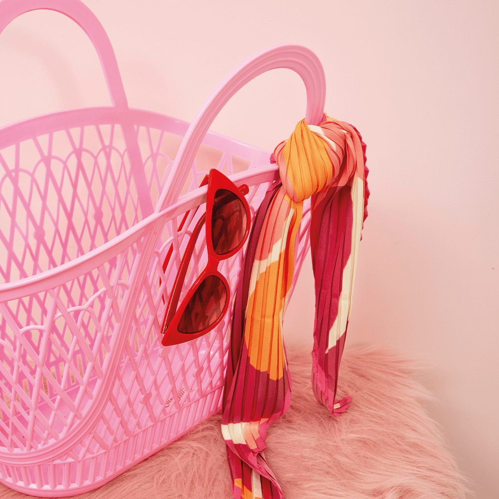 Sbam Design Borsa In Plastica Colorata – Betty Basket