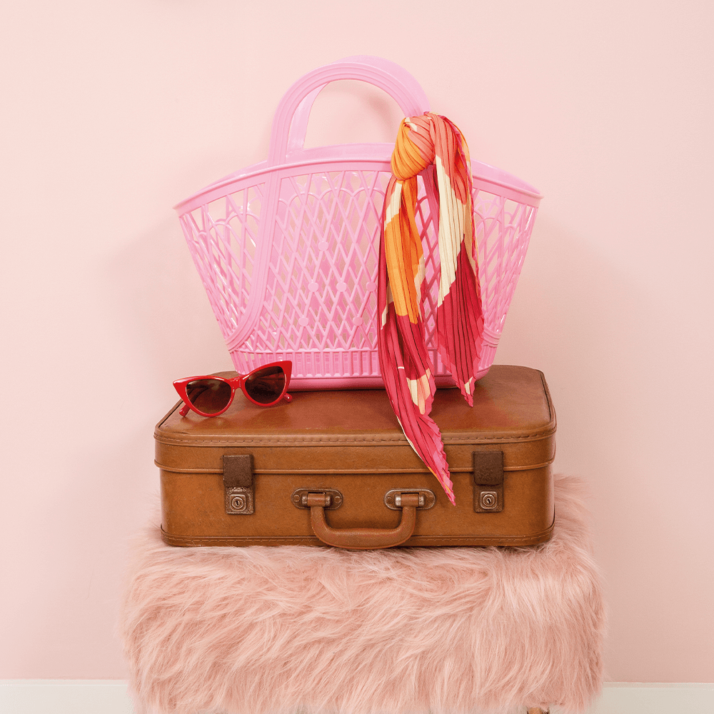 Sbam Design Borsa In Plastica Colorata – Betty Basket