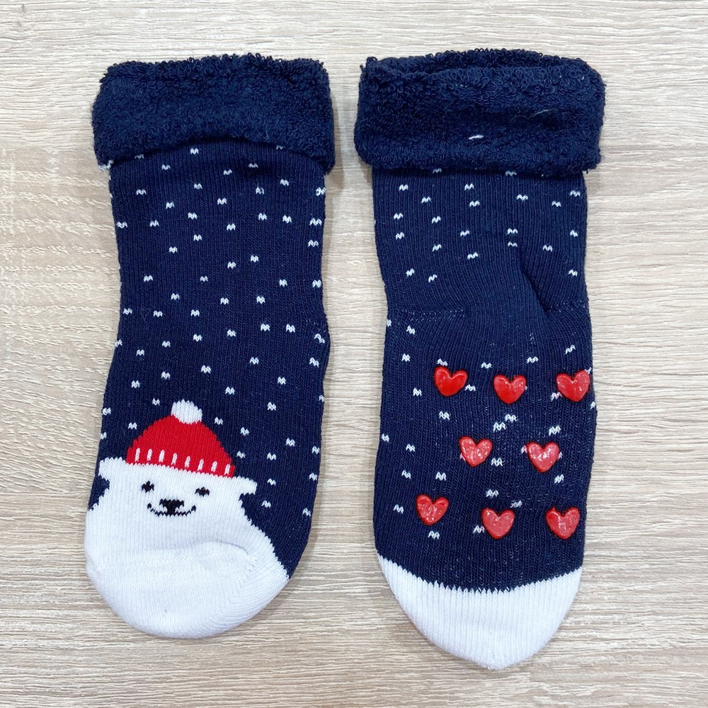 Sbam Design Box Di 3 Calze Antiscivolo In Cotone Baby – Christmas