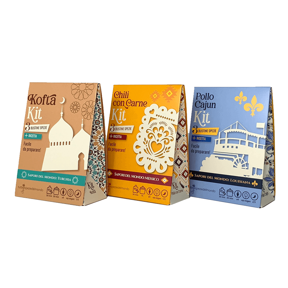 Sbam Design Box Di Tre Kit Ricette Verso Le Indie Orientali