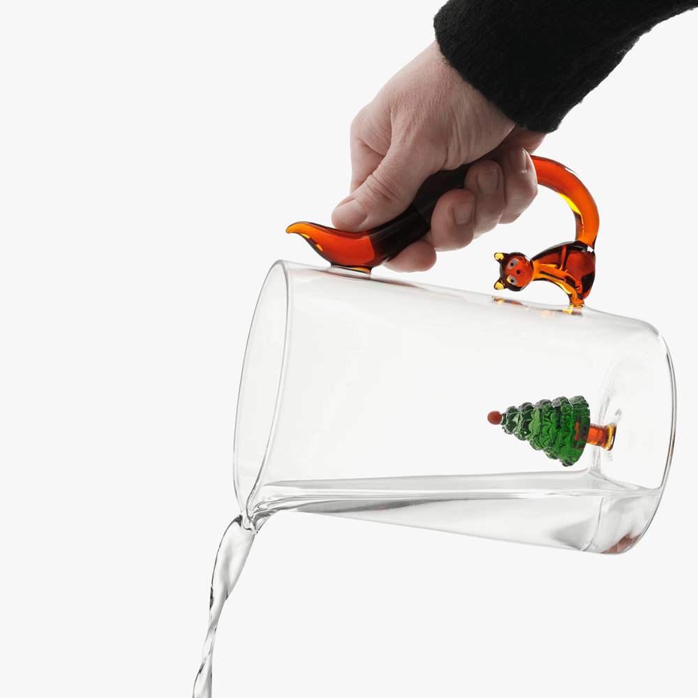 Sbam Design Brocca Di Vetro – Woodland Tales – Coniglio E Lumaca