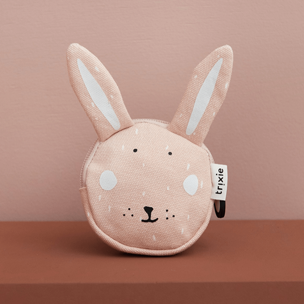 Sbam Design Bustina Porta Monete In Tessuto – Coniglio