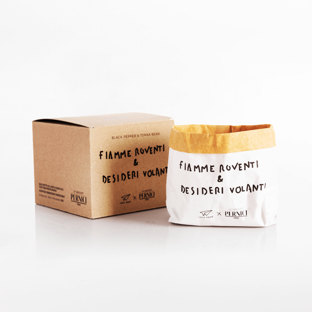 Sbam Design Candela “Pensieri Stropicciati” – Black Pepper & Tonka Bean