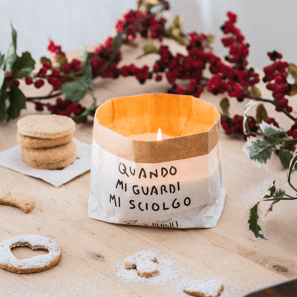 Sbam Design Candela “Pensieri Stropicciati” – Vanilla & Milk