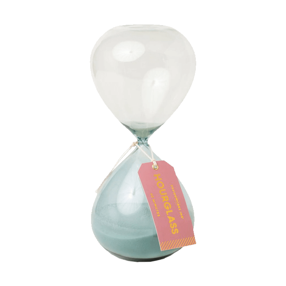 Sbam Design Clessidra di vetro 60 minuti – Blue ombre