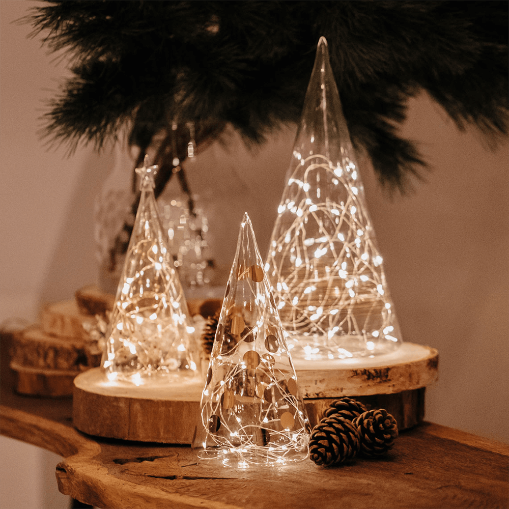 Sbam Design Decorazione Albero Di Natale Pois Con Lucine
