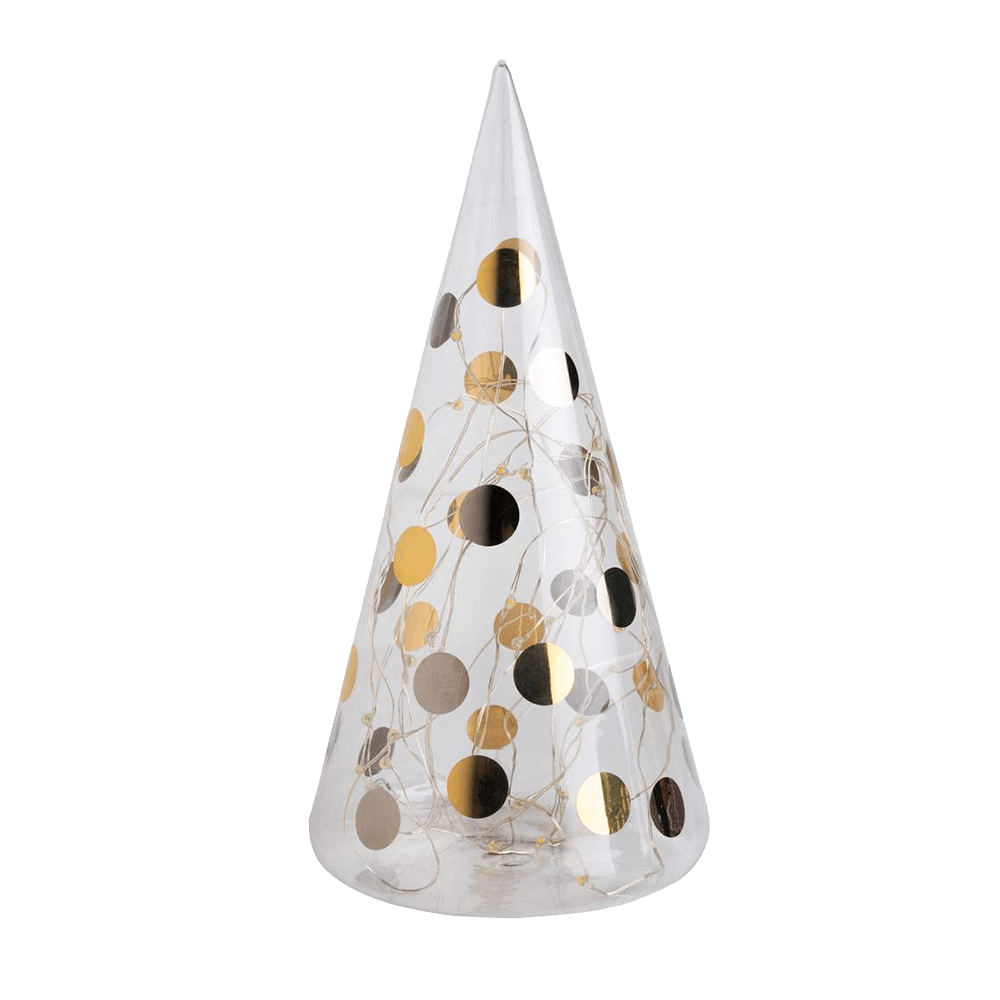 Sbam Design Decorazione Albero di Natale Pois con lucine