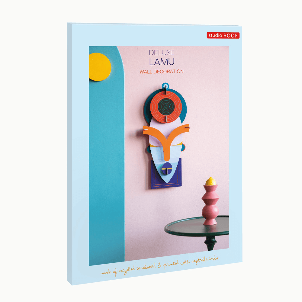 Sbam Design Deluxe Lamu Mask – Maschera Da Montare In Cartone