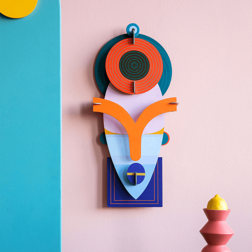 Sbam Design Deluxe Lamu Mask – Maschera Da Montare In Cartone