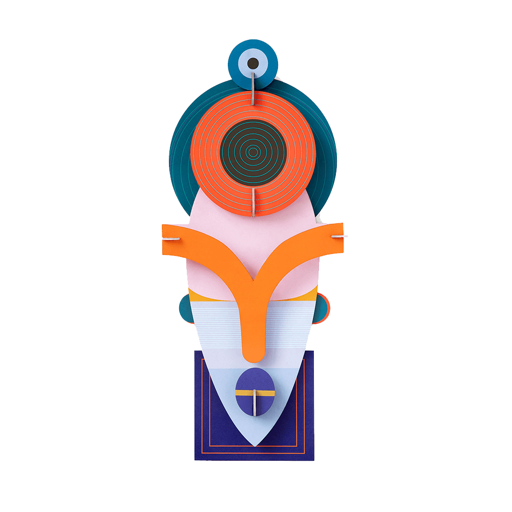 Sbam Design Deluxe Lamu mask – maschera da montare in cartone