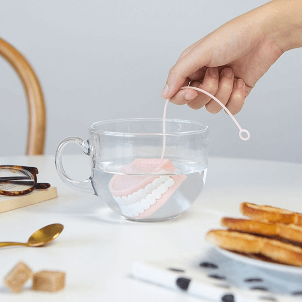 Sbam Design Dentiera – Infusore In Silicone Per Tè E Tisane
