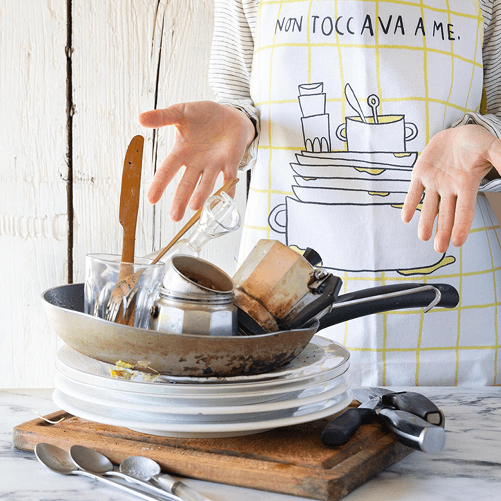 Sbam Design Grembiule In Cotone “E Comunque Non Toccava A Me”