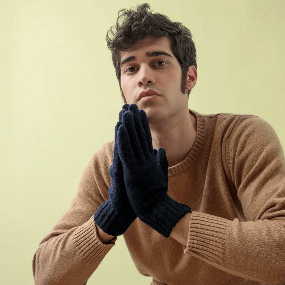 Sbam Design Guanti Da Uomo In Cashmere Rigenerato – Pier Paolo