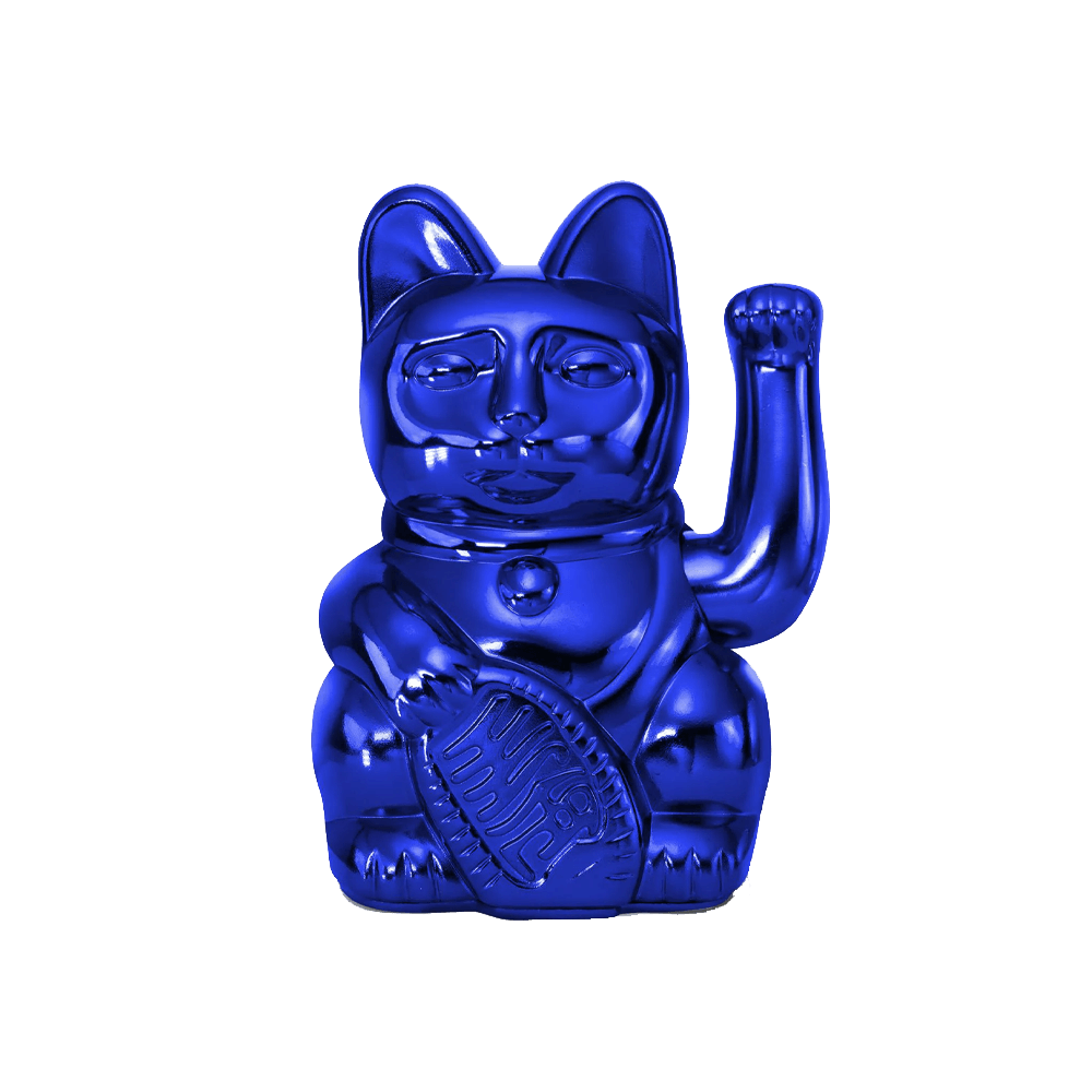 Sbam Design Maneki Neko – Gatto della Fortuna – cromato