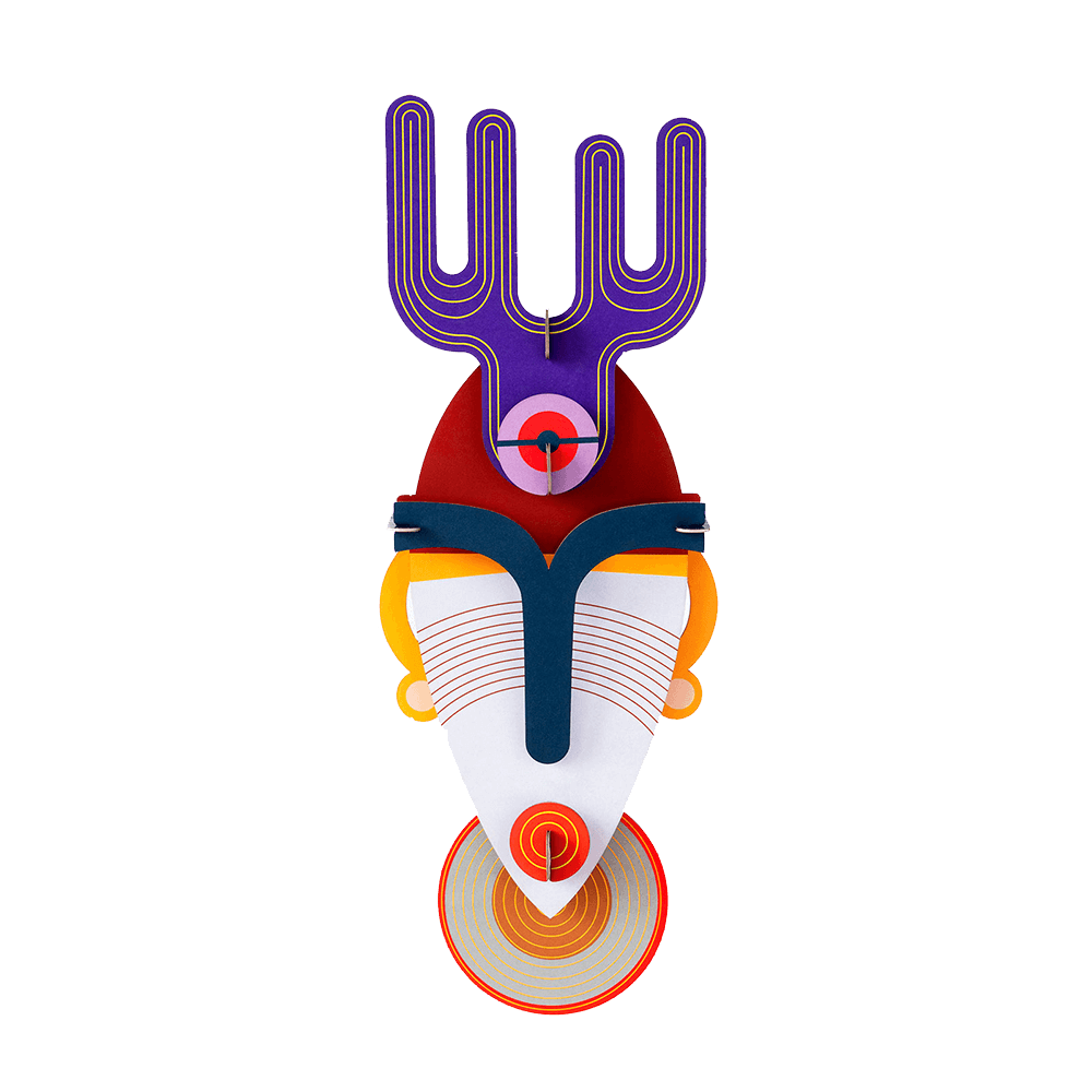 Sbam Design Mumbai mask – maschera da montare in cartone