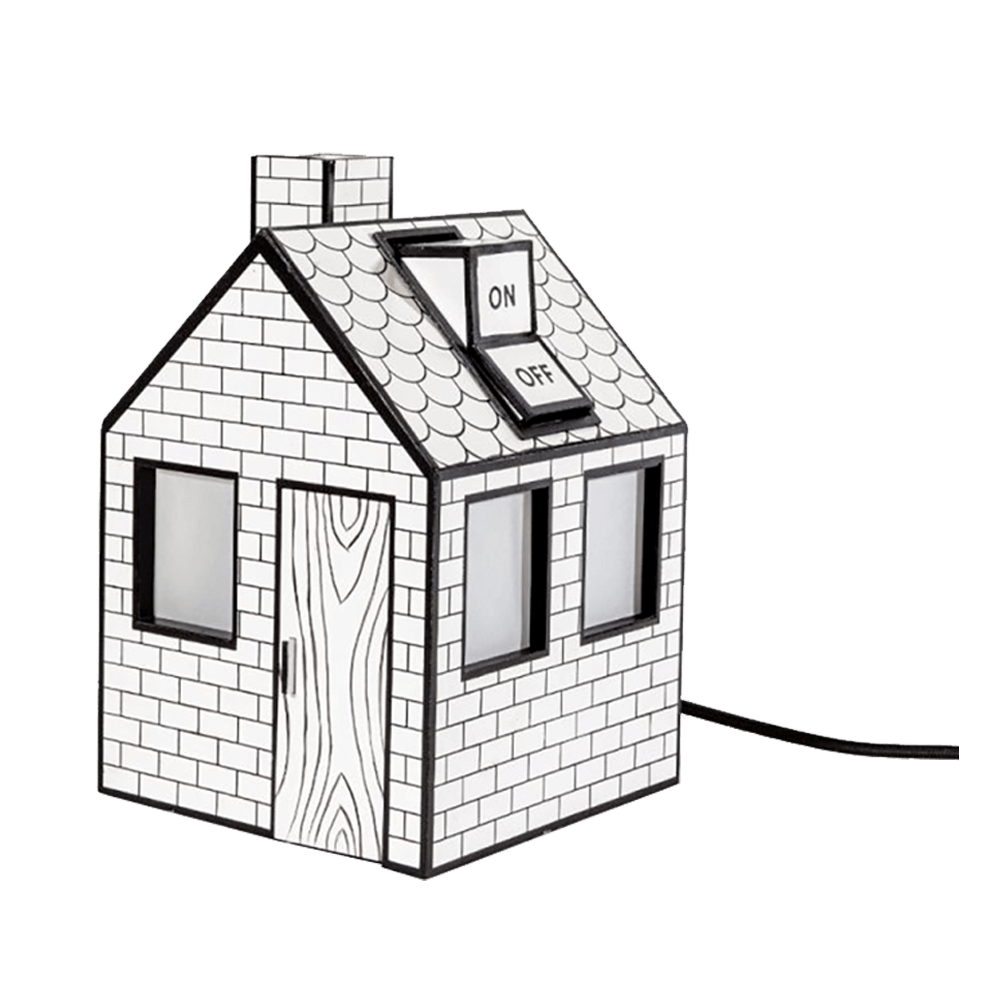 Sbam Design On Off Lamp – Lampada da tavolo in carta riciclata