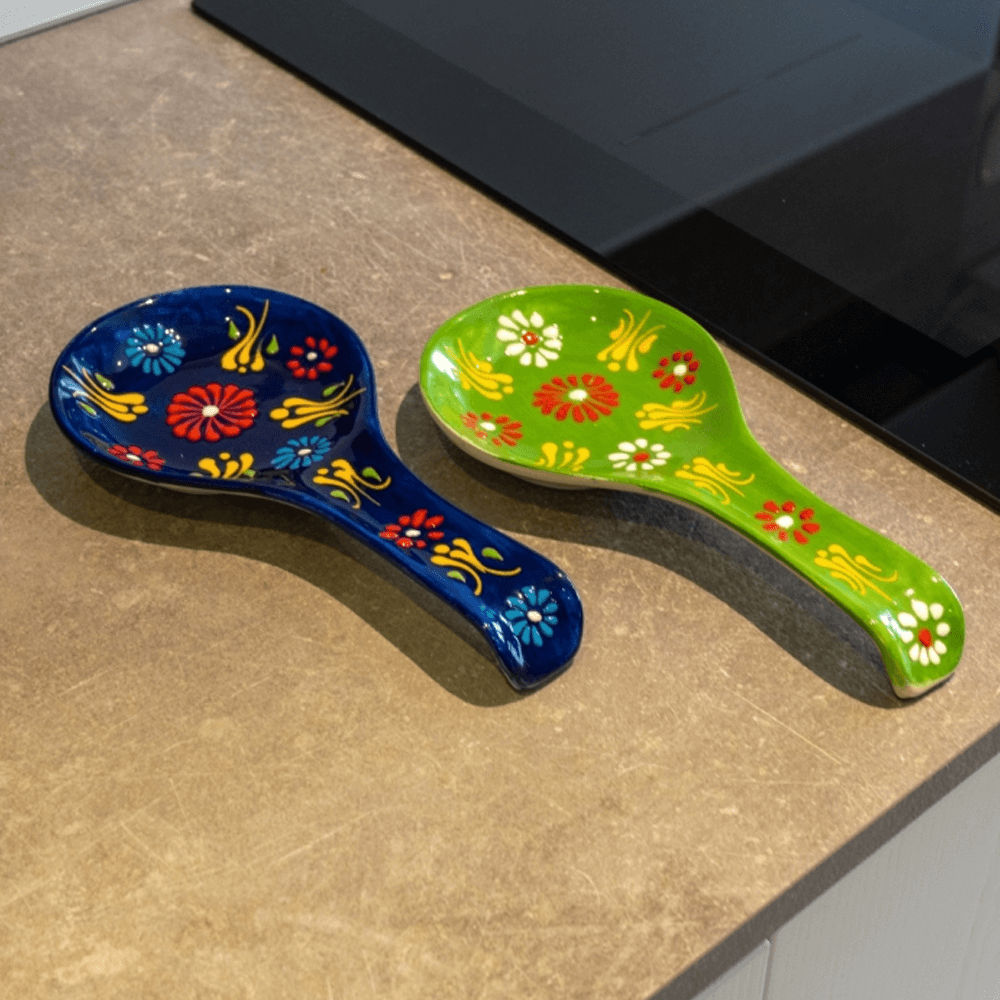 Sbam Design Poggiamestolo In Ceramica Decorato A Mano