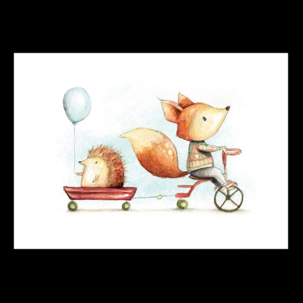 Sbam Design Poster Bimbi 30×40 – Illustrazioni Di Mike Koubou