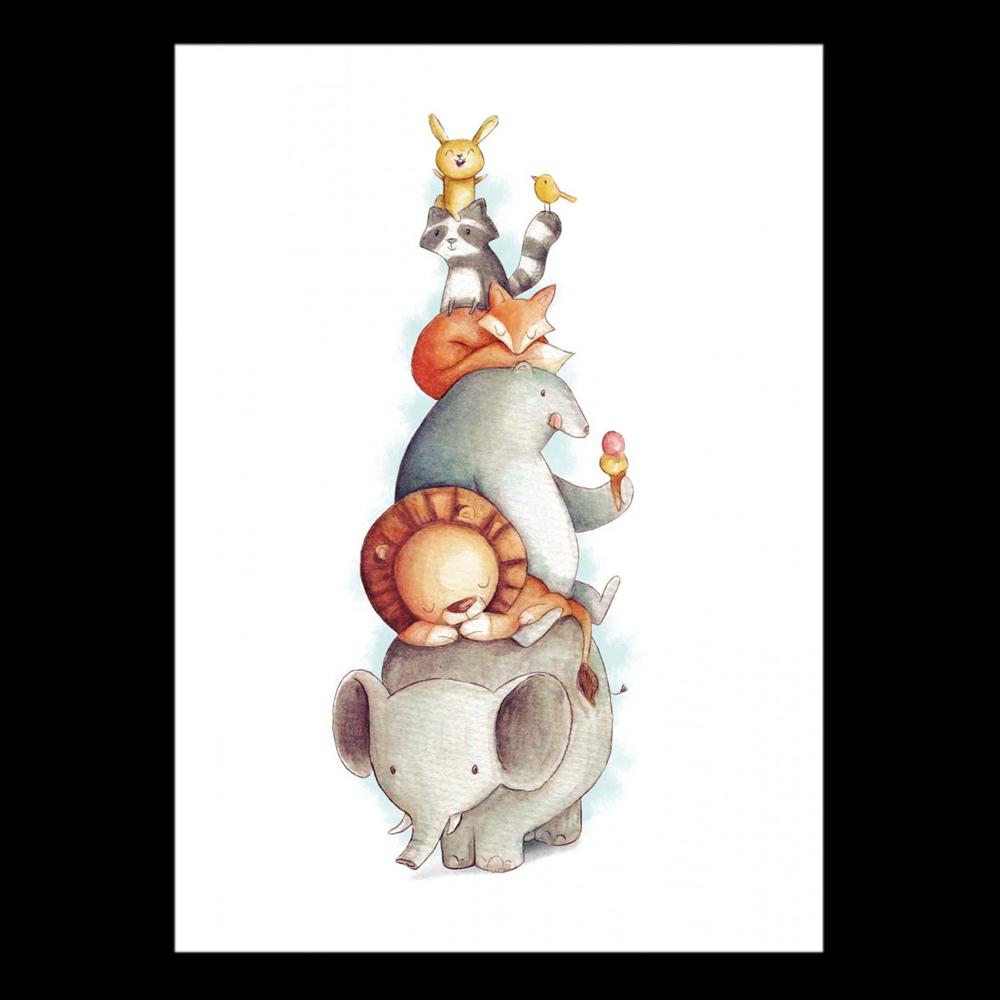 Sbam Design Poster Bimbi 30×40 – Illustrazioni Di Mike Koubou