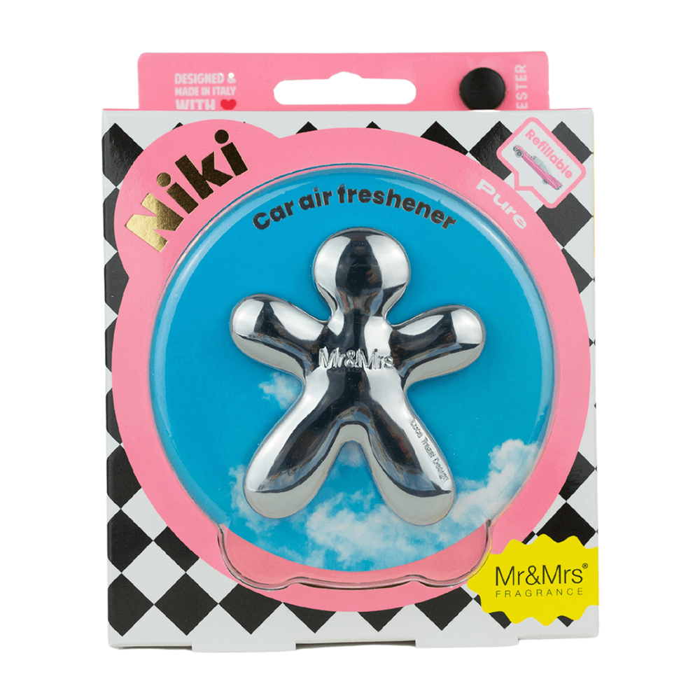 Sbam Design Profumatore Ricaricabile Per Auto – NIKI – Cromato