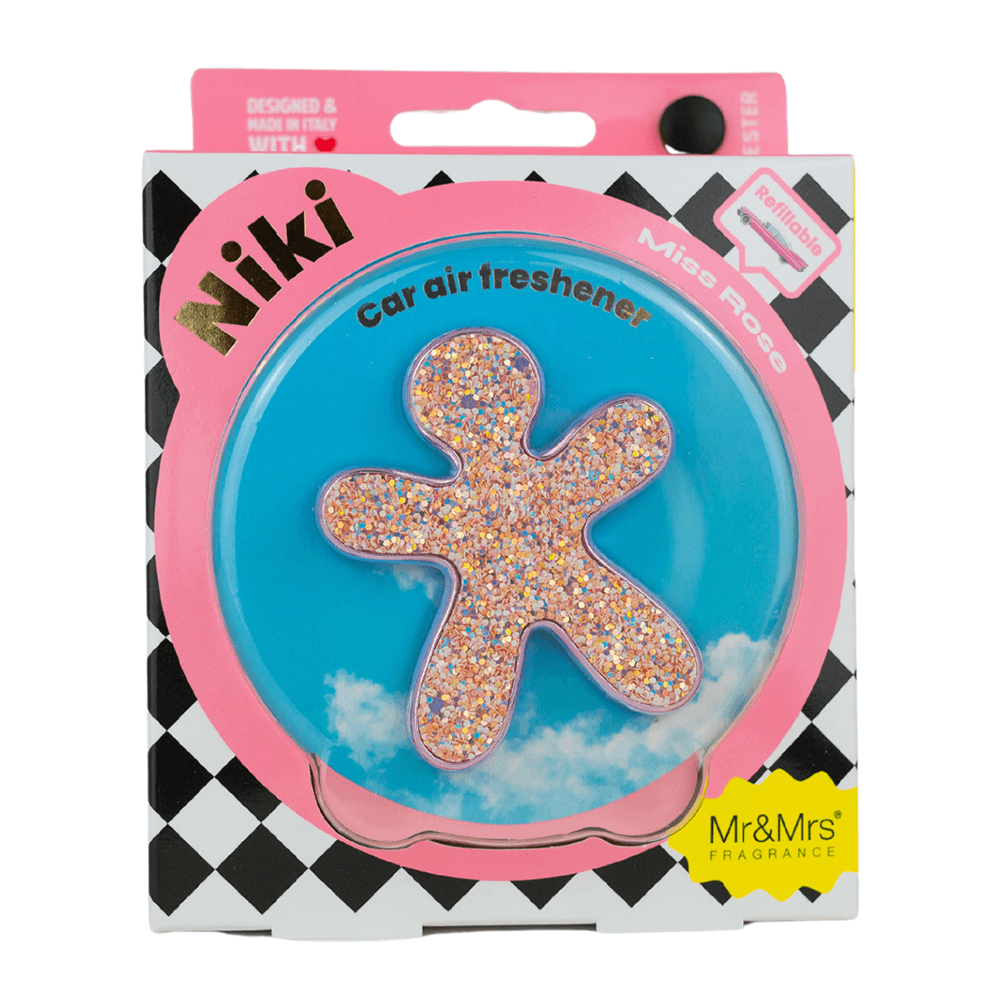 Sbam Design Profumatore Ricaricabile Per Auto – NIKI – Glitter