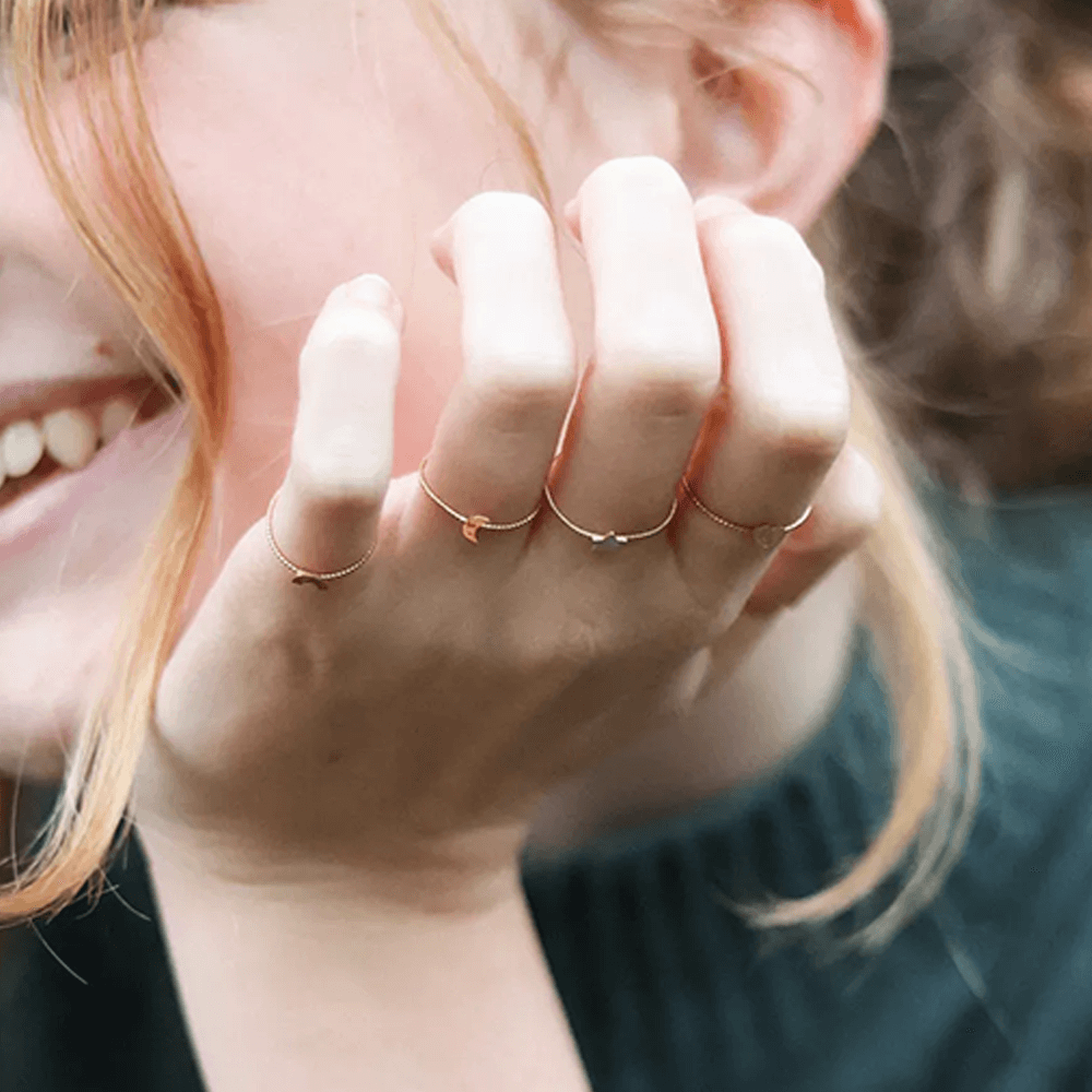 Sbam Design Anello Regolabile Cuore