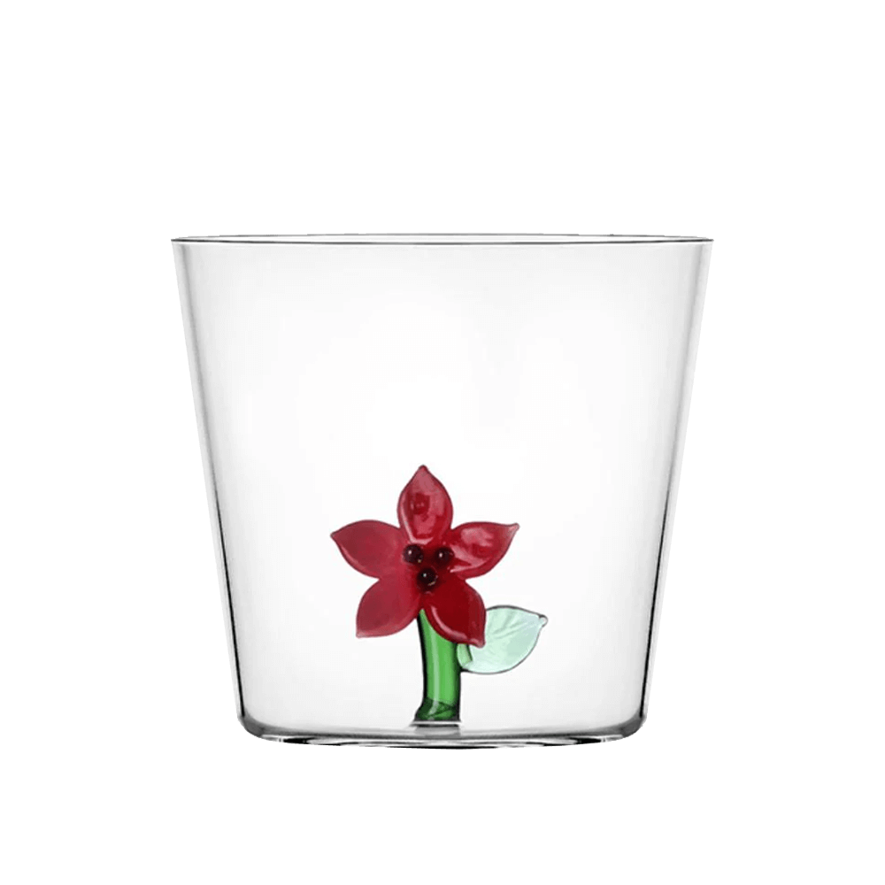 Sbam Design Bicchiere Di Vetro – Flowers