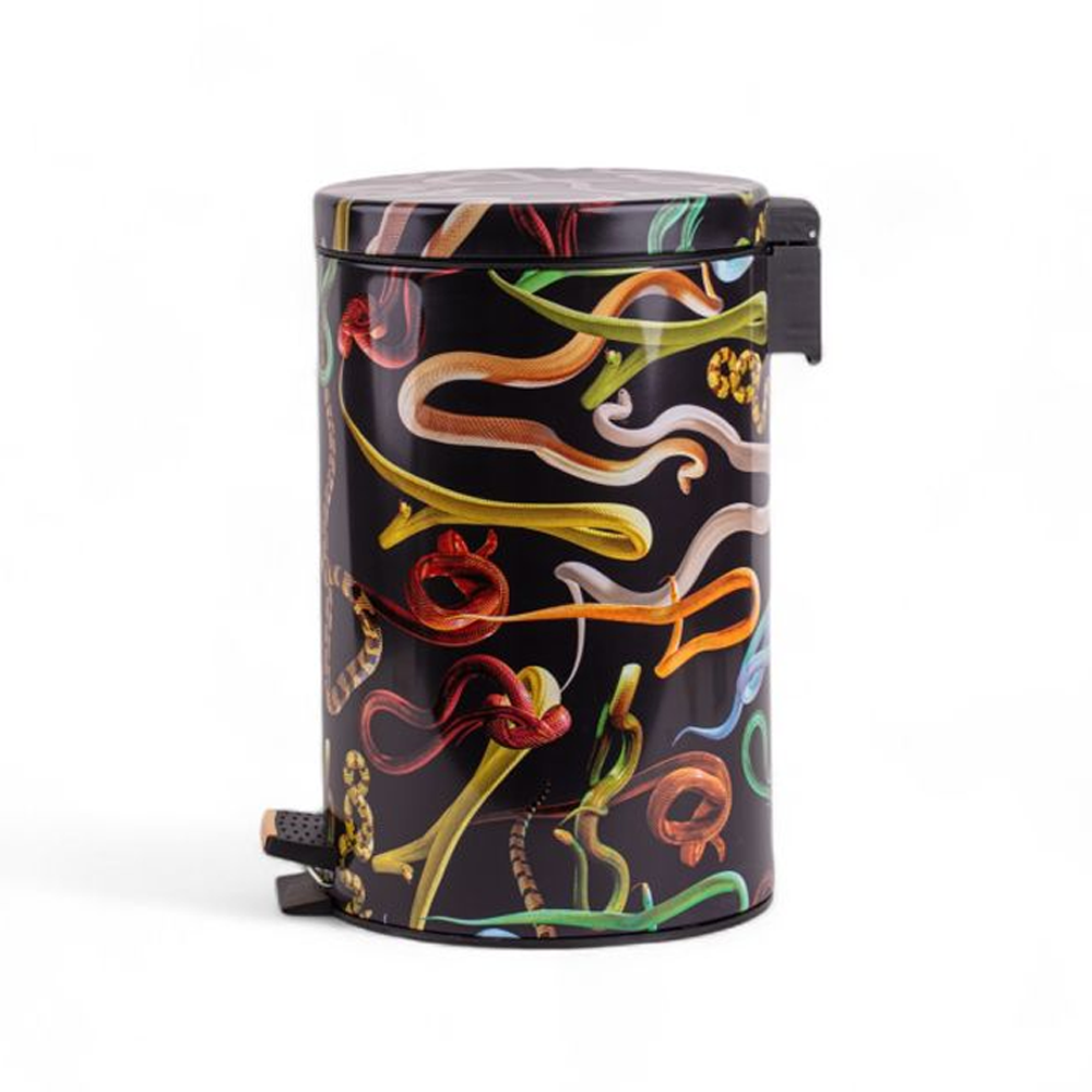 Sbam Design Bidone In Metallo 12L – Snakes