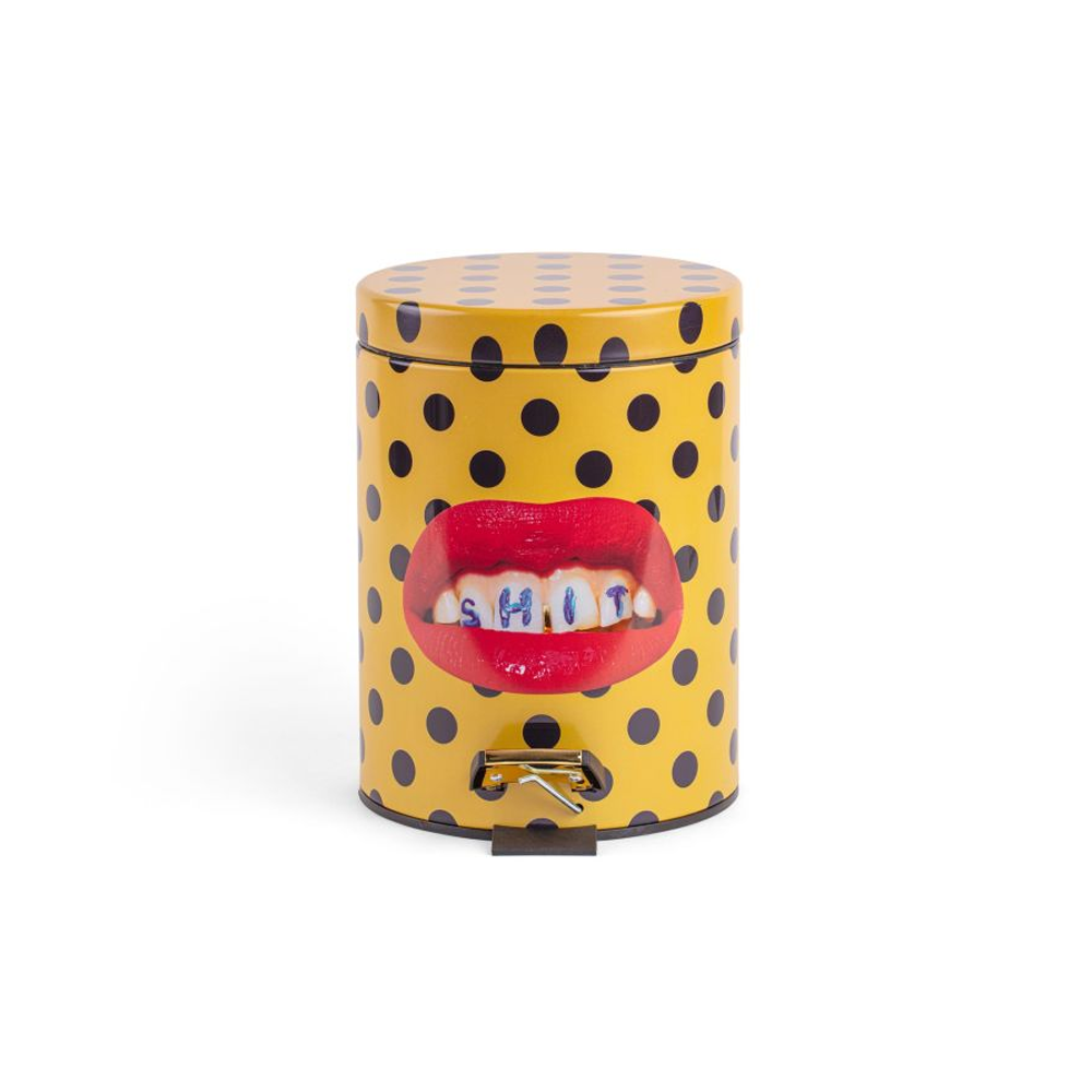 Sbam Design Bidone in metallo 5L – Shit
