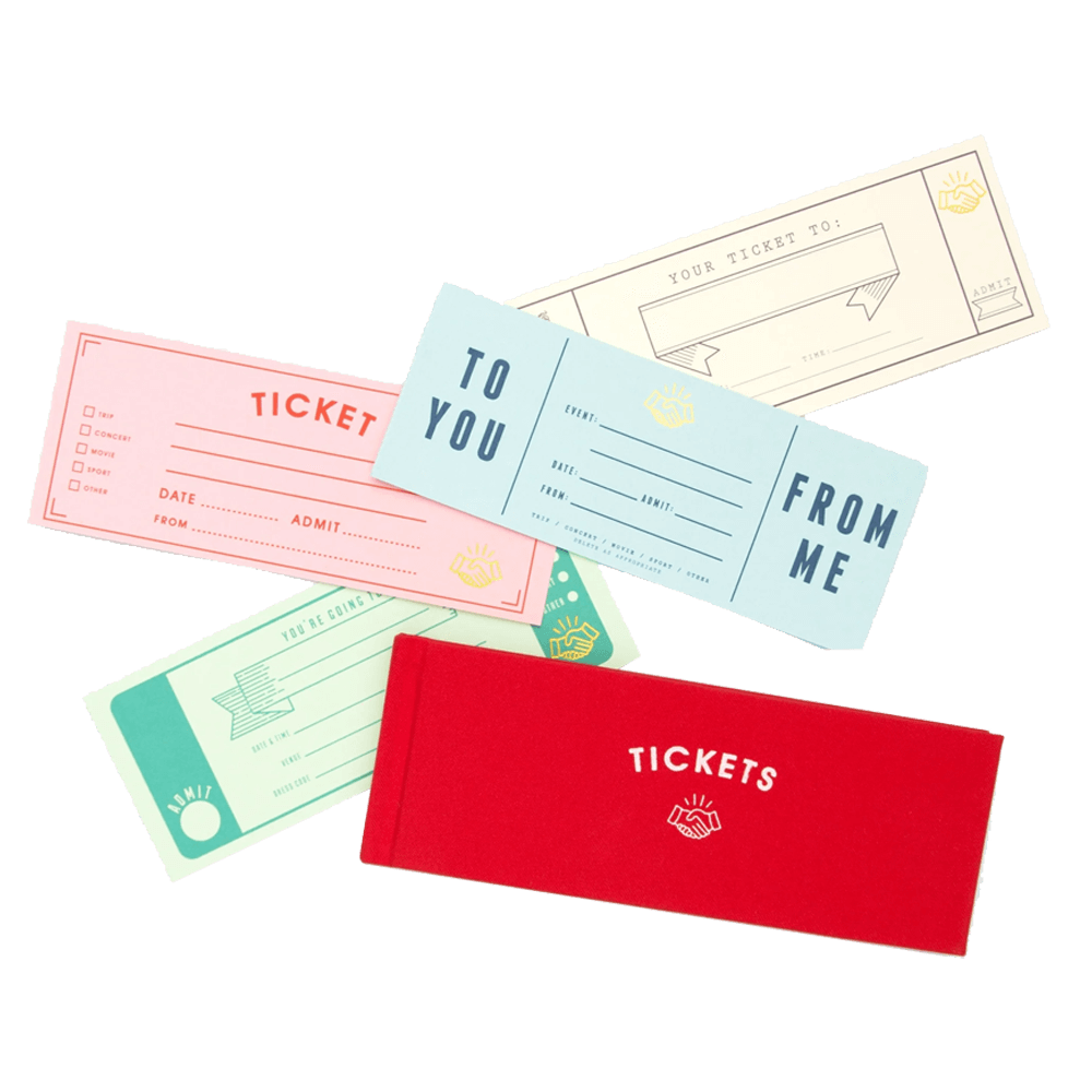 Sbam Design Blocchetto di tickets buoni regalo