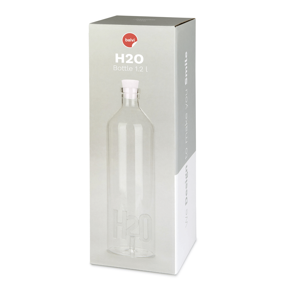 Sbam Design Bottiglia Di Vetro – H2O