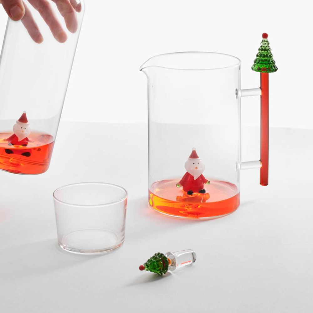 Sbam Design Brocca Di Vetro – Babbo Natale