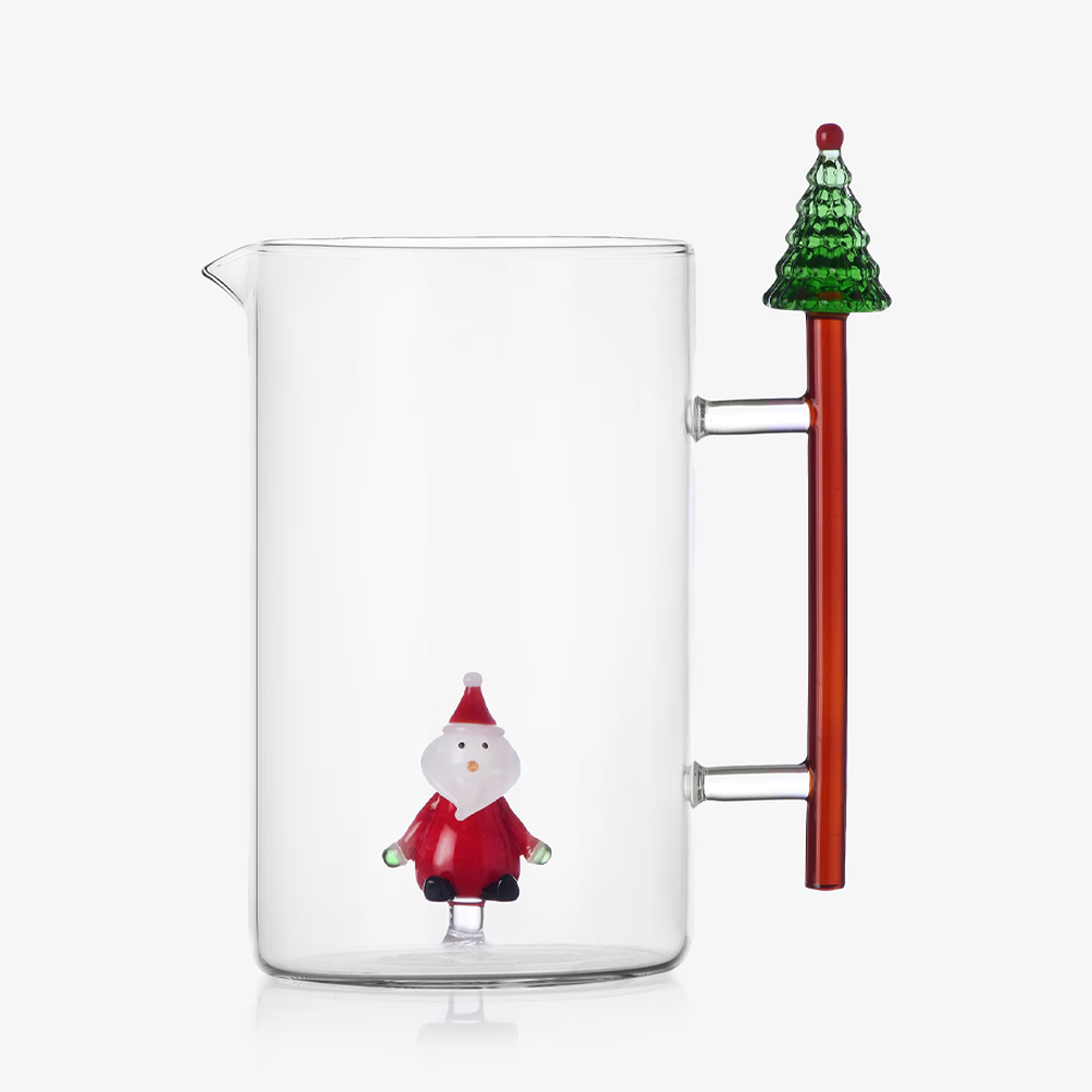 Sbam Design Brocca di vetro – Babbo Natale