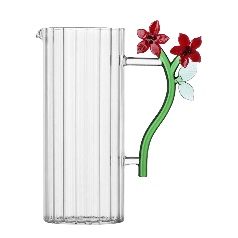 Sbam Design Brocca di vetro – Christmas Flowers