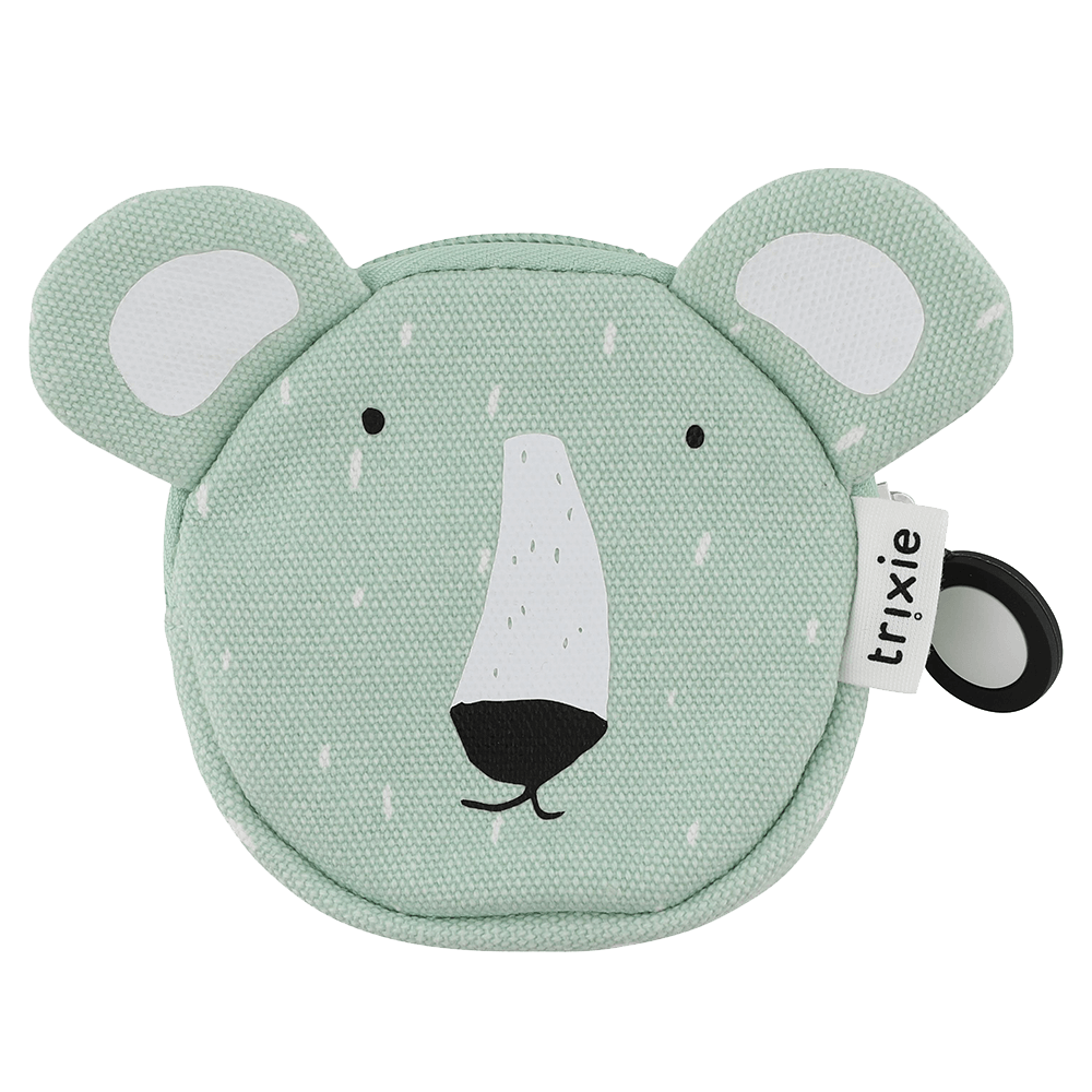 Sbam Design Bustina porta monete in tessuto – Orso