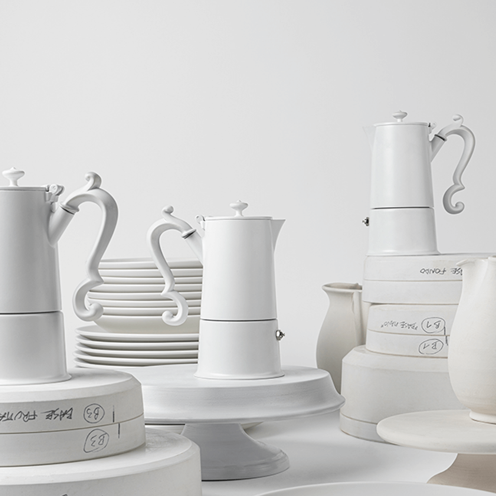 Sbam Design Caffettiera – Lady Anne White