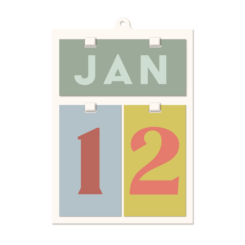 Sbam Design Calendario perpetuo da parete