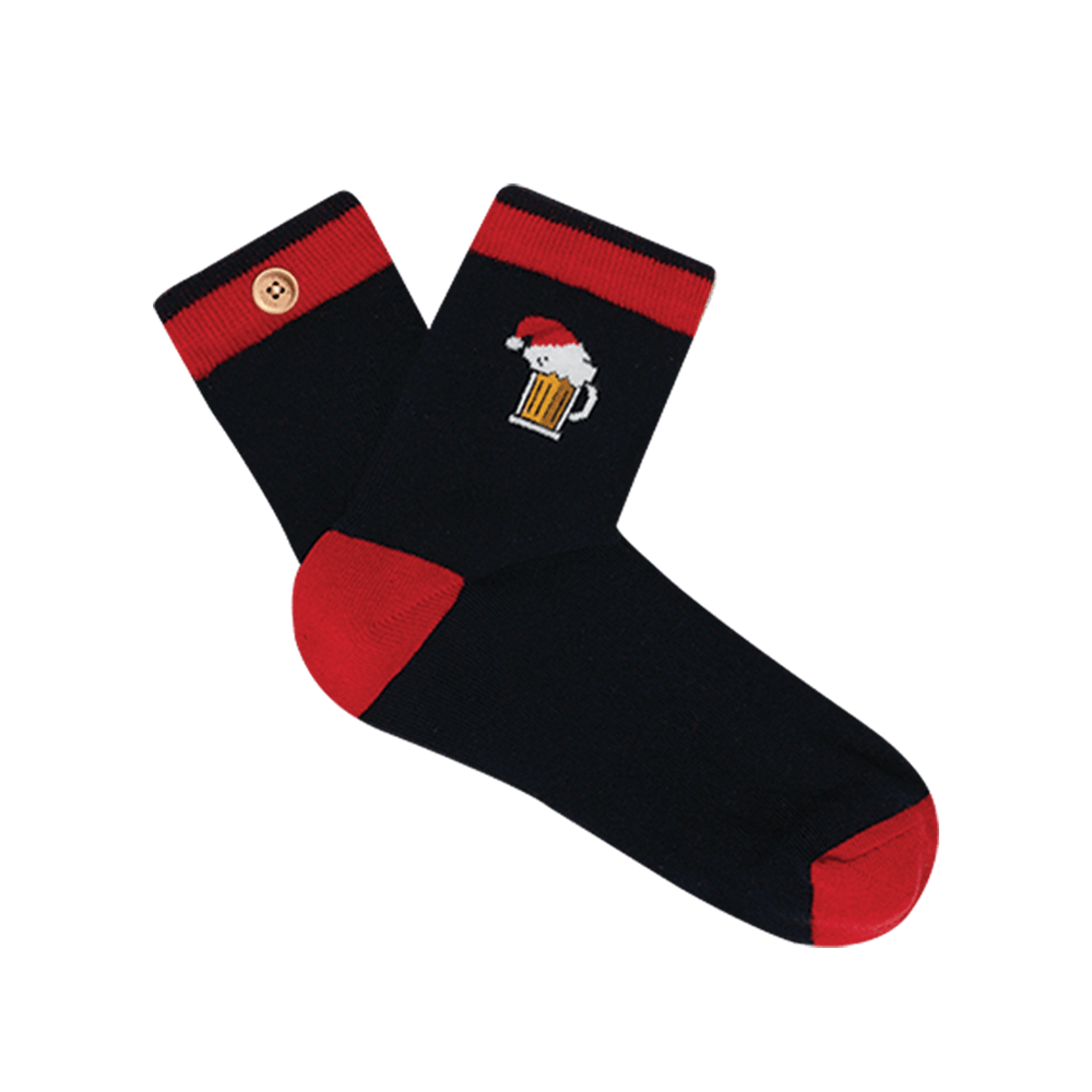 Sbam Design Calze in cotone unisex – Christmas